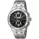 Maurice Lacroix Mens Aikon Quartz Watch with Stainless-Steel Strap, Silver, 23 (Model: AI1018-SS002-330-1)