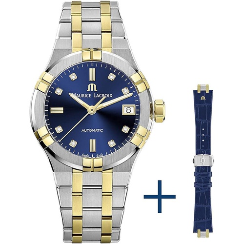  Maurice Lacroix Aikon Automatic Ladies Strap Package - Blue