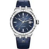 Maurice Lacroix Aikon Gents Automatic Watch, 42 mm, Blue, AI6008-SS001-430-1