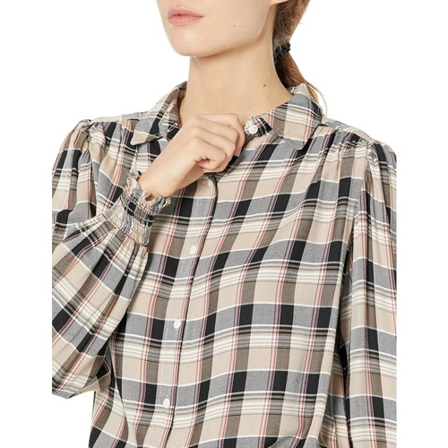  Max Studio Long Sleeve Button Top