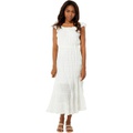 Max Studio Ruffle Neck Maxi Dress