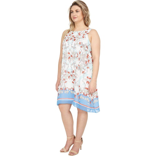  Max Studio Printed GGT Trapeze Dress