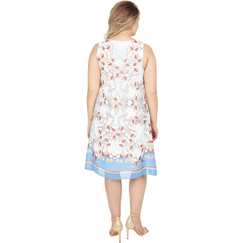  Max Studio Printed GGT Trapeze Dress