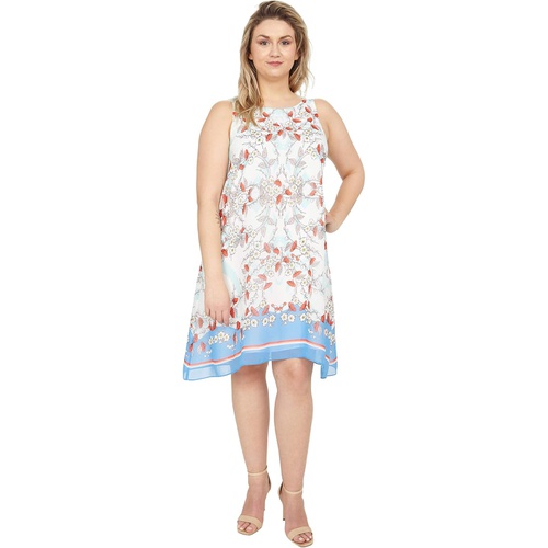  Max Studio Printed GGT Trapeze Dress