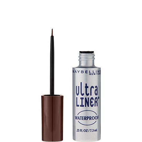  Maybelline New York Ultra Liner Waterproof Liquid Eyeliner, 302 Dark Brown, 0.25 fl. oz.