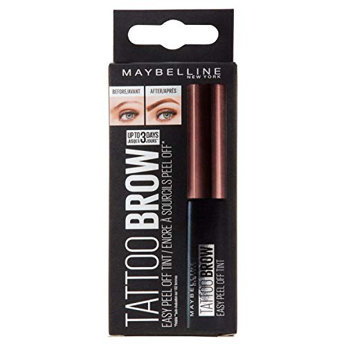  Maybelline New York Brow Tattoo Longlasting Tint, Dark Brown, 4.9 ml