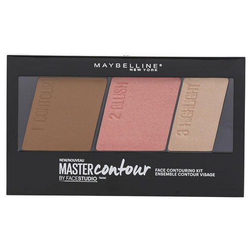  Maybelline New York Facestudio Master Contour Face Contouring Kit, Medium to Deep, 0.17 oz.