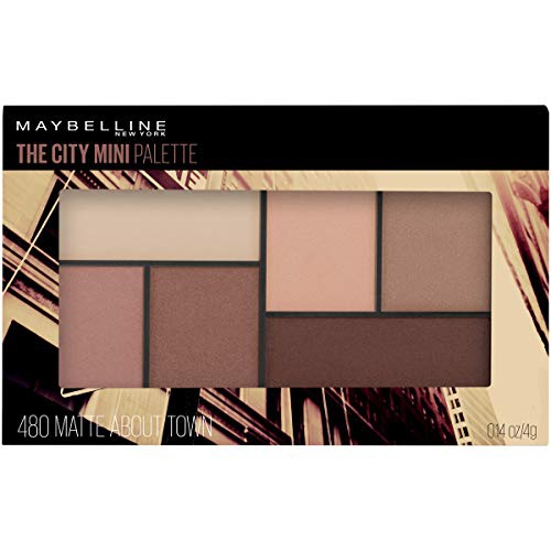  Maybelline New York The City Mini Eyeshadow Palette Makeup, Matte About Town, 0.14 oz.