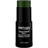 Mehron Makeup CreamBlend Stick (0.75 Ounce) (GREEN)