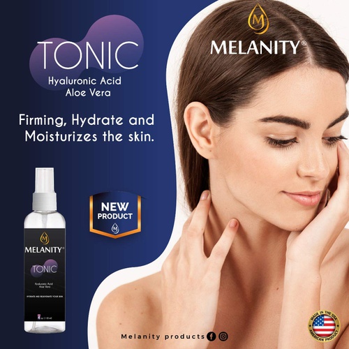  Melanity Face Tonic, Aloe & Hyaluronic Acid 4oz