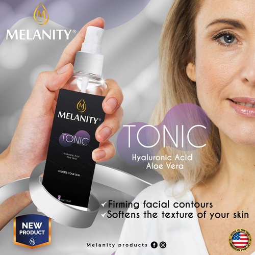  Melanity Face Tonic, Aloe & Hyaluronic Acid 4oz