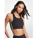 MICHAEL Michael Kors Logo Tape Stretch Nylon Sports Bra