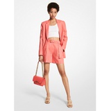 MICHAEL Michael Kors Linen Belted Shorts