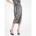 MICHAEL Michael Kors Leopard Sequined Pencil Skirt