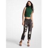 MICHAEL Michael Kors Distressed Denim Jeans