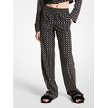 MICHAEL Michael Kors Studded Medallion Crushed Crepe Pajama Pants