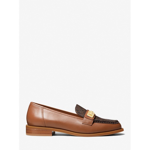 마이클코어스 MICHAEL Michael Kors Padma Logo and Leather Loafer