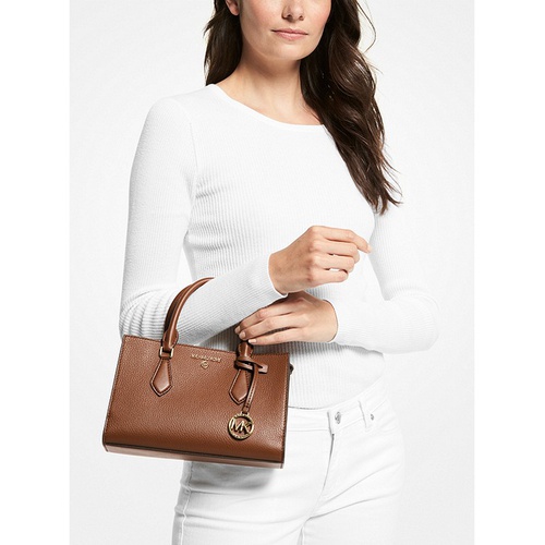 마이클코어스 MICHAEL Michael Kors Valerie Small Pebbled Leather Satchel