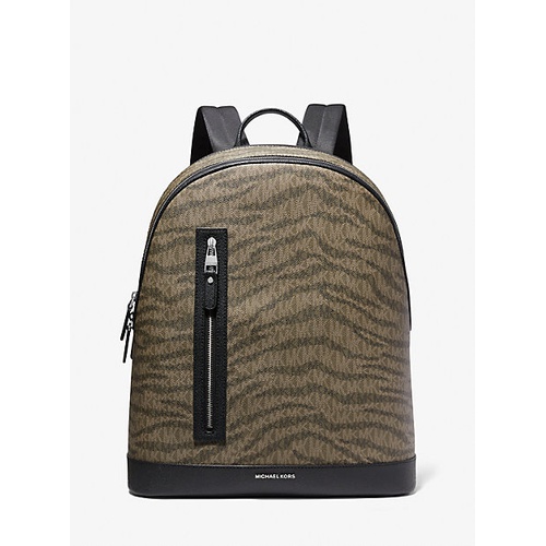 마이클코어스 Michael Kors Mens Hudson Animal Print Logo Sling Pack