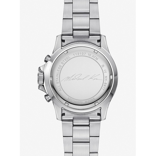 마이클코어스 Michael Kors Oversized Everest Silver-Tone Watch