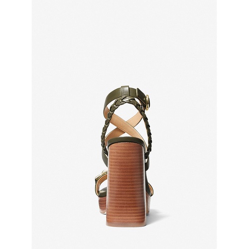 마이클코어스 MICHAEL Michael Kors Kailey Embellished Leather Platform Sandal