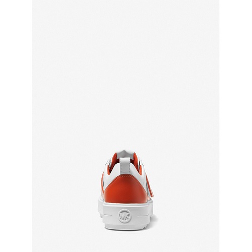 마이클코어스 MICHAEL Michael Kors Emmett Two-Tone Logo Embellished Leather Sneaker