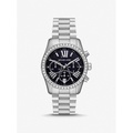 Michael Kors Lexington Pave Silver-Tone Watch