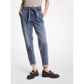 MICHAEL Michael Kors Pleated Denim Pants