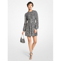 MICHAEL Michael Kors Sequined Leopard Print Georgette Dress