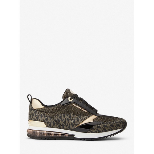 마이클코어스 MICHAEL Michael Kors Allie Stride Extreme Metallic Mixed-Media Trainer