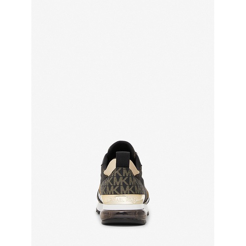 마이클코어스 MICHAEL Michael Kors Allie Stride Extreme Metallic Mixed-Media Trainer