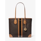 MICHAEL Michael Kors Eva Large Logo Stripe Tote Bag