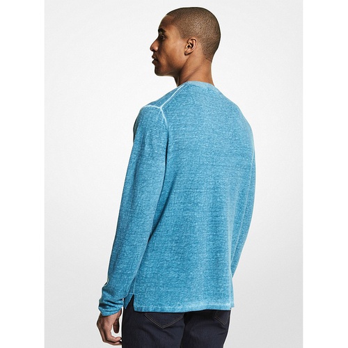 마이클코어스 Michael Kors Mens Linen and Cotton Blend Sweater