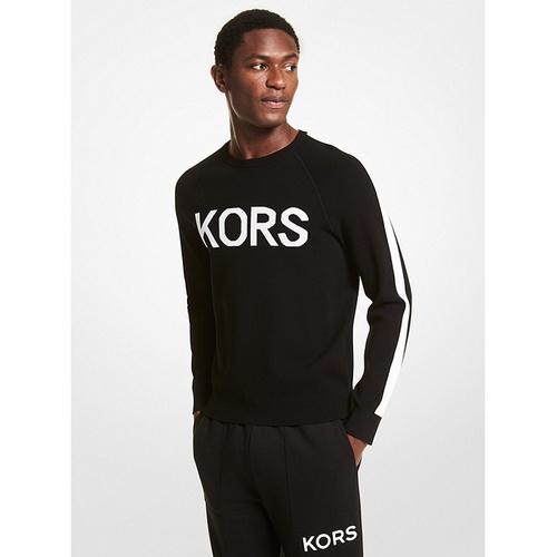 마이클코어스 Michael Kors Mens KORS Stretch Viscose Sweater