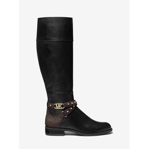 마이클코어스 MICHAEL Michael Kors Kincaid Faux Leather Riding Boot