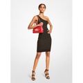 MICHAEL Michael Kors Studded Stretch Viscose Blend One-Shoulder Dress