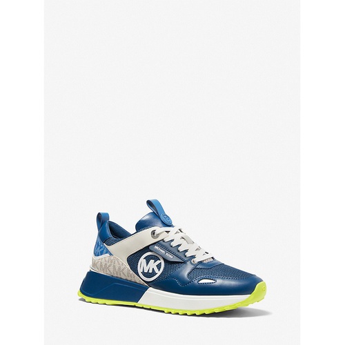 마이클코어스 MICHAEL Michael Kors Theo Mixed-Media Trainer