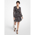 MICHAEL Michael Kors Palm Georgette Wrap Dress