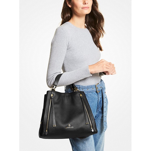 마이클코어스 MICHAEL Michael Kors Brooklyn Large Pebbled Leather Tote Bag