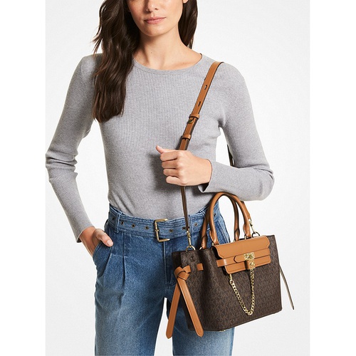 마이클코어스 MICHAEL Michael Kors Hamilton Legacy Small Logo Belted Satchel