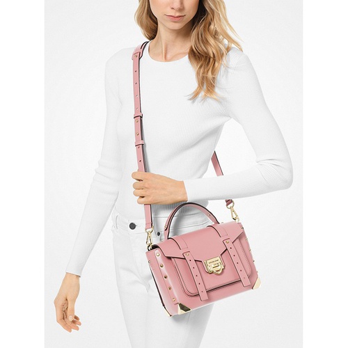 마이클코어스 MICHAEL Michael Kors Manhattan Medium Leather Satchel