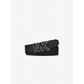 Michael Kors Mens Logo Buckle Leather Belt