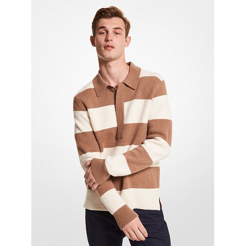 마이클코어스 Michael Kors Mens Striped Wool Blend Sweater