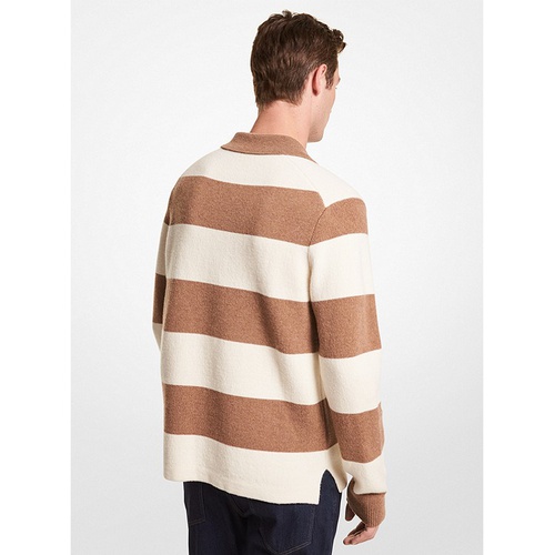 마이클코어스 Michael Kors Mens Striped Wool Blend Sweater