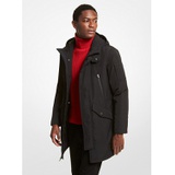 Michael Kors Mens Water Resistant Hooded Parka