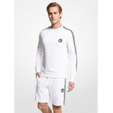 Michael Kors Mens Logo Tape Cotton Blend Sweatshirt