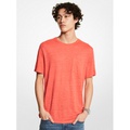 Michael Kors Mens Slub Linen Pocket T-Shirt