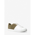 Michael Kors Mens Caspian Two-Tone Leather and Suede Sneaker