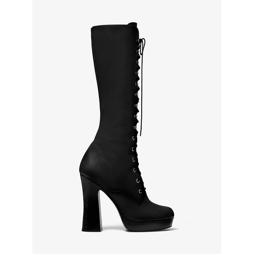 마이클코어스 Michael Kors Collection Deandra Calf Leather Platform Boot