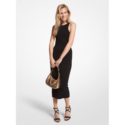 마이클코어스 MICHAEL Michael Kors Ribbed Stretch Viscose Tank Dress